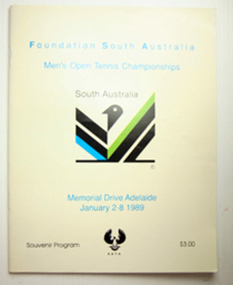 Tournament Programme, 1989