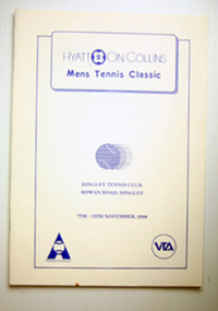 Tournament Programme, 1988