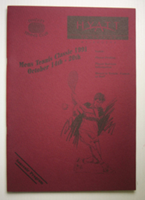 Tournament Programme, 1991