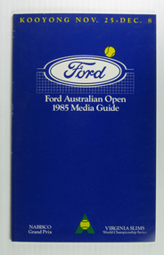 Press kit, 1985