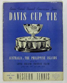 Tournament Programme, 1936