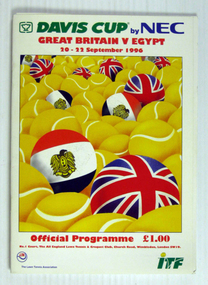 Tournament Programme, 1996