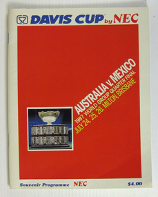 Tournament Programme, 1987