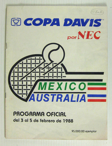 Tournament Programme, 1986
