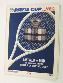 Tournament Programme, 1987