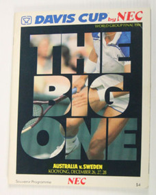 Tournament Programme, 1986