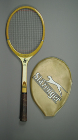 Racquet & cover, Circa 1972