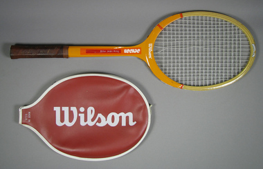 Racquet & cover, Circa 1978