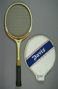 Racquet & cover, Circa 1970