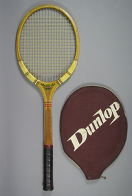 Racquet & cover, Circa 1948