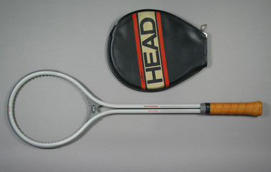 Racquet & cover, Circa 1975