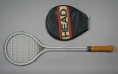 Racquet & cover, Circa 1975