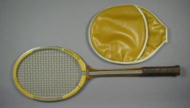 Racquet & cover, Circa 1975