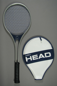 Racquet & cover, Circa 1973