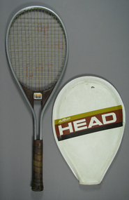 Racquet & cover, Circa 1981
