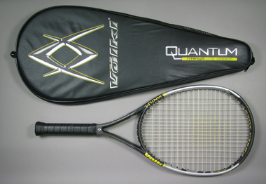 Racquet & cover, 4-Apr-01