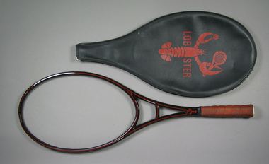 Racquet & cover, Circa 1985