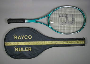 Racquet & cover, Circa 1985