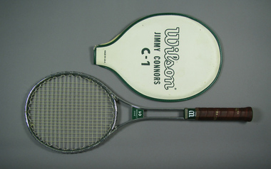 Racquet & cover, Circa 1976