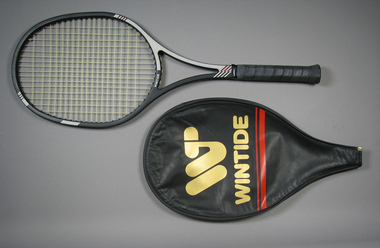Racquet & cover, Circa 1983