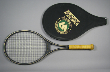 Racquet & cover, Circa 1989