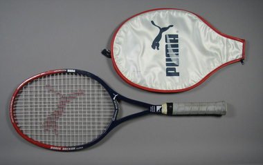 Racquet & cover, Circa 1987