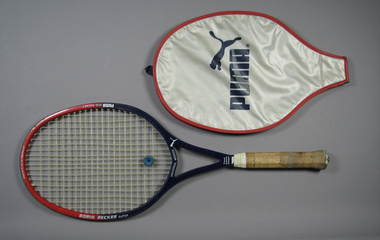 Racquet & cover, Circa 1987