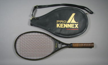 Racquet & cover, Circa 1981