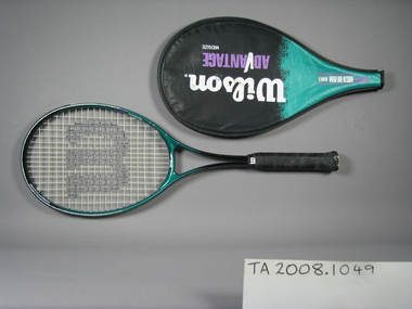Racquet & cover, Circa 1995