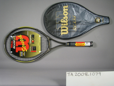 Racquet & cover, Circa 1995