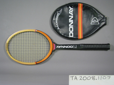 Racquet & cover, Circa 1983