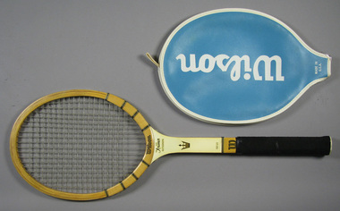 Racquet & cover, Circa 1968