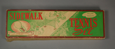 Sidewalk tennis set, Circa 1949