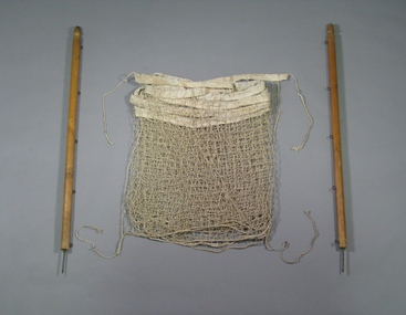 Net post,  Net, Circa 1890