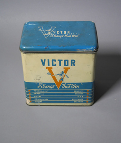 Metal container, Circa 1950