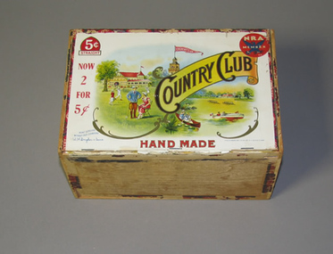 Metal container, Circa 1930