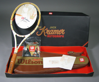 Racquet & cover,  Box,  Certificate,  Envelope, 1999