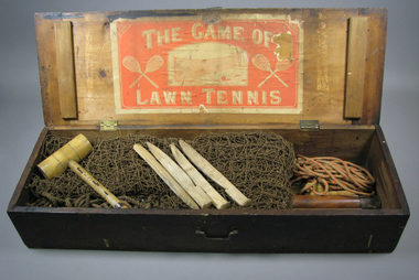 Lawn tennis set, Circa 1890