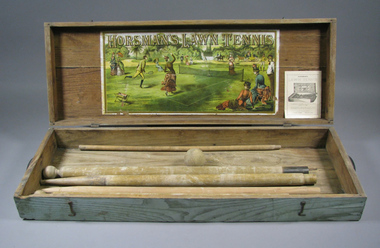 Lawn tennis set, Circa 1890