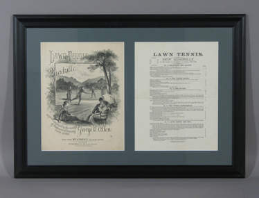 Sheet music, 1881
