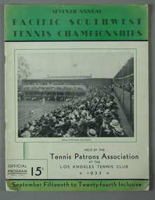 Tournament Programme, Sep-33