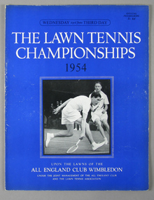 Tournament Programme, 23-Jun-54