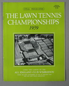 Tournament Programme, 4-Jul-59