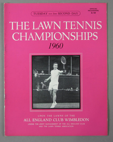 Tournament Programme, Jun 1960-Jul 1960