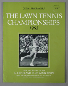 Tournament Programme, 3-Jul-65