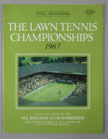 Tournament Programme, 8-Jul-67