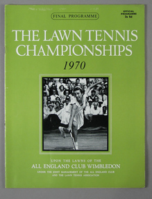 Tournament Programme, 4-Jul-70