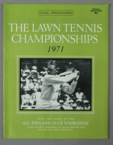 Tournament Programme, 3-Jul-71