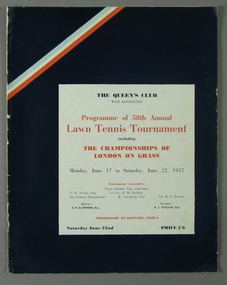 Tournament Programme, 1957