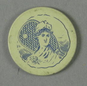 Plastic medal, Unknown